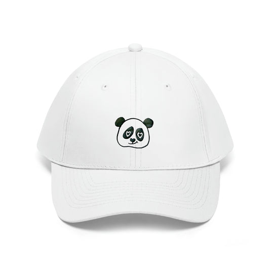 Embroidered Panda Twill Hat - Unisex