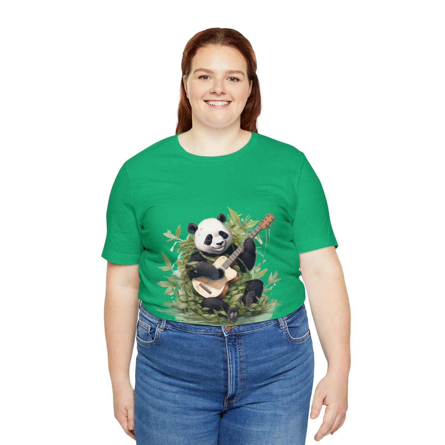 Panda Serenade: A Unisex Jersey Short Sleeve Tee