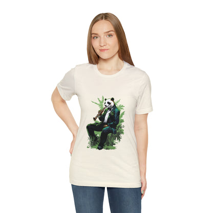 Panda Sax Unisex Jersey Tee