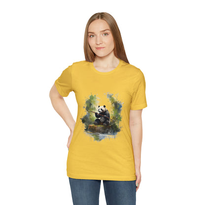 Panda-monium! Unisex Jersey Short Sleeve Tee