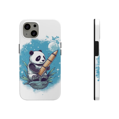 Panda in Space Phone Case