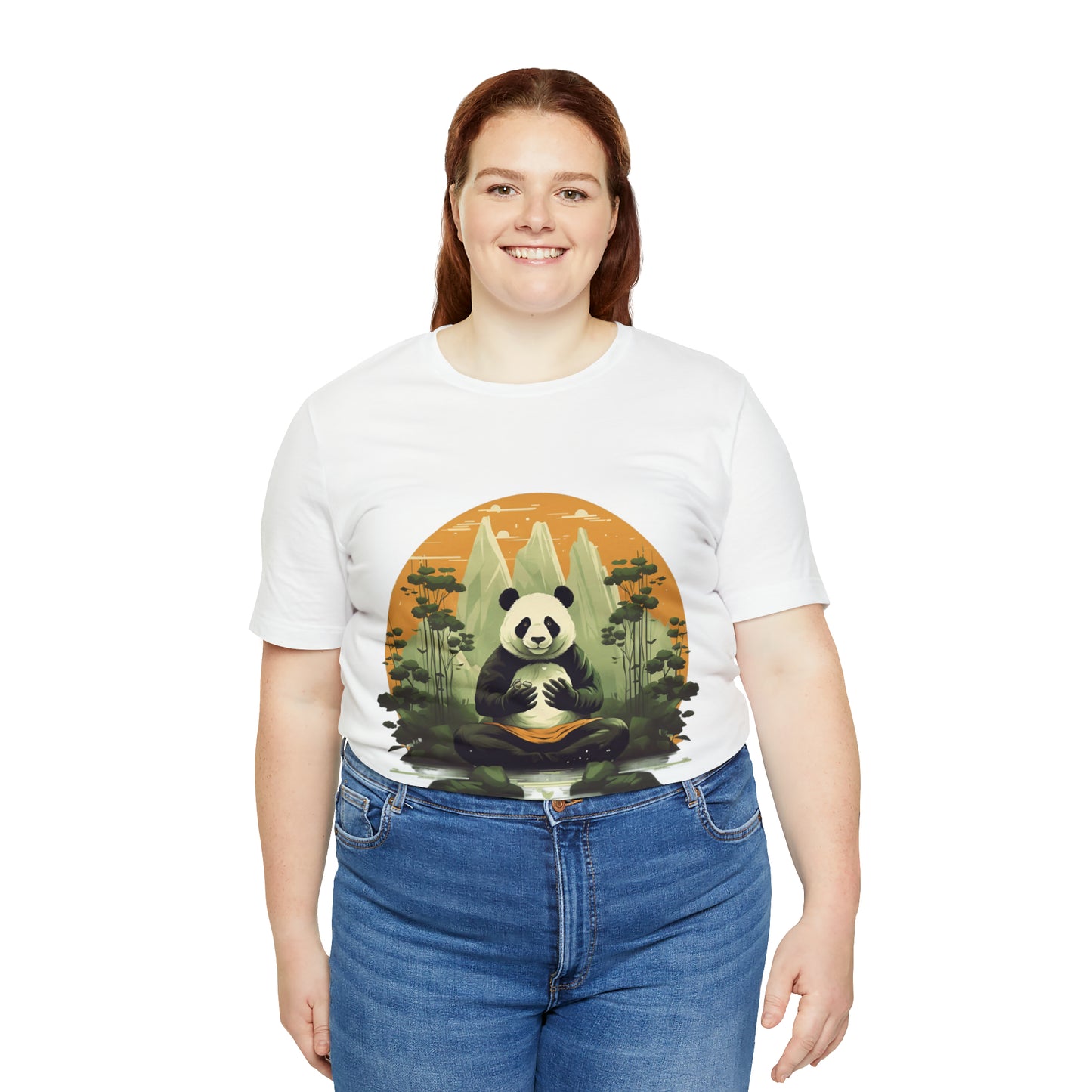 Panda Poses: The Unisex Jersey Short Sleeve Tee