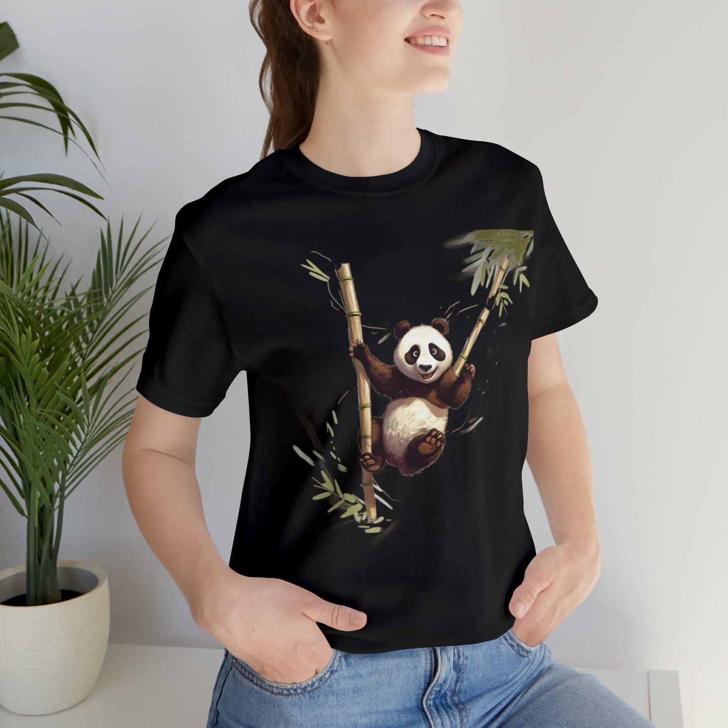 Panda Bungee Jumping Tee