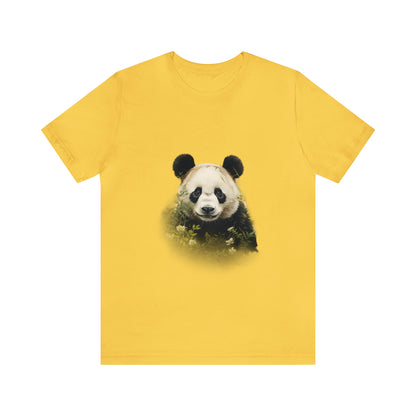 Panda Print Tee with Artistic Touch