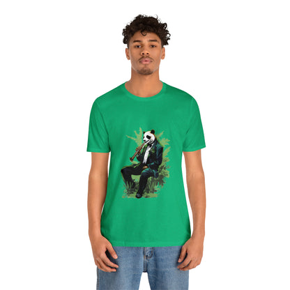 Panda Sax Unisex Jersey Tee