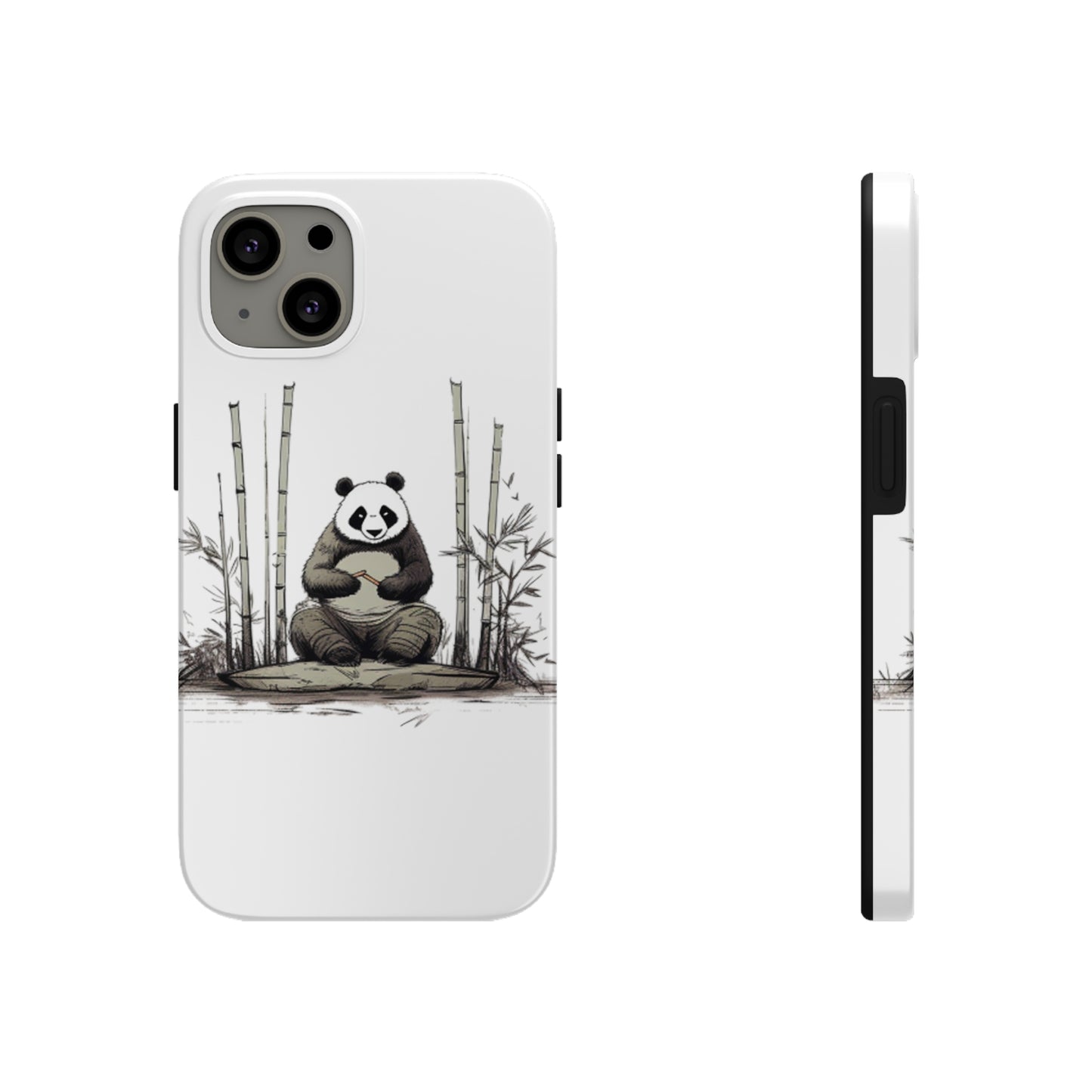 Zen Panda Amidst Bamboo - Tough Phone Case