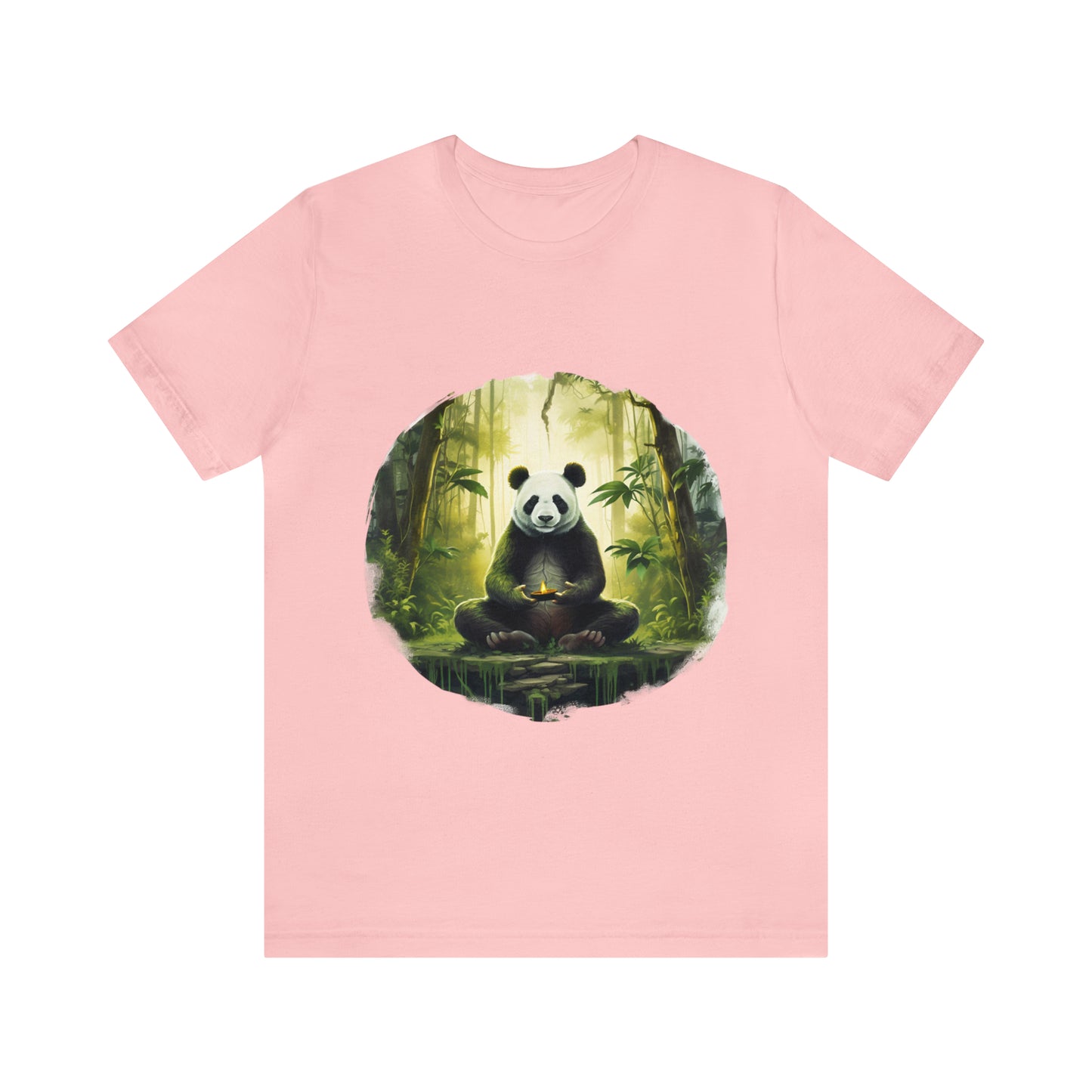 Panda Print Yoga Tee