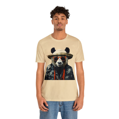 Panda Print Unisex Jersey Tee