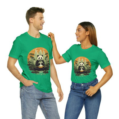 Panda Poses: The Unisex Jersey Short Sleeve Tee