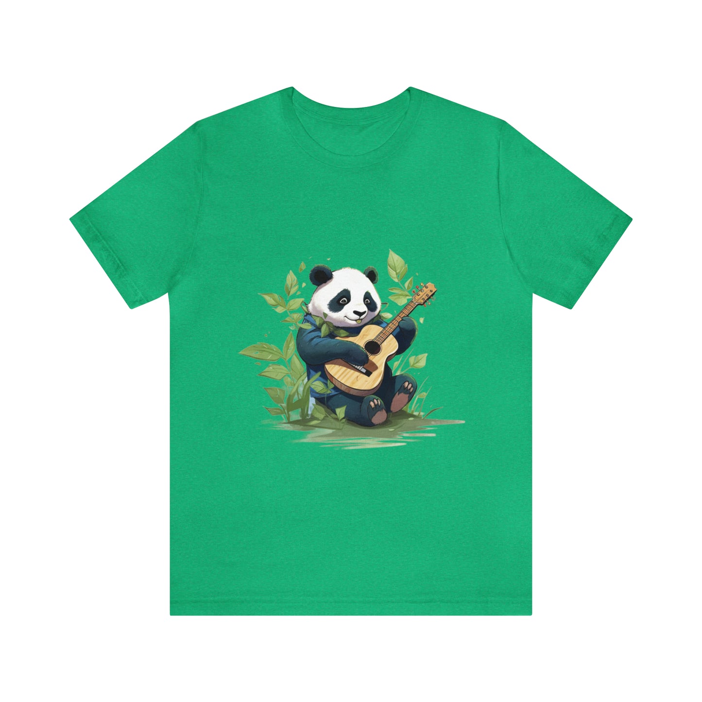 Panda Serenade: Unisex Jersey Short Sleeve Tee