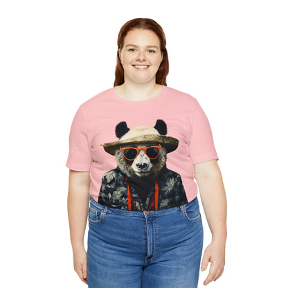 Panda Print Unisex Jersey Tee