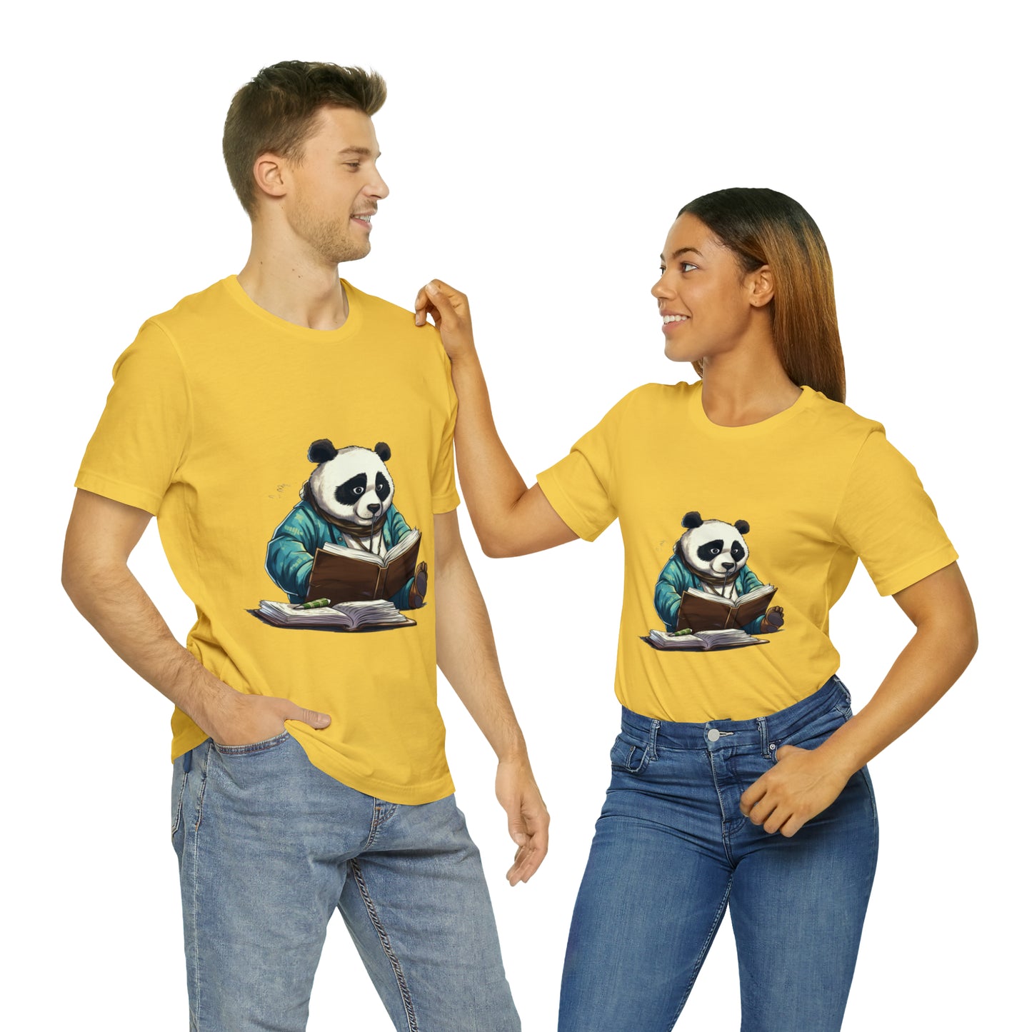 Panda Puns: A Unisex Jersey Short Sleeve Tee