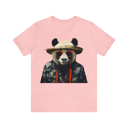 Panda Print Unisex Jersey Tee