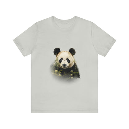 Panda Print Tee with Artistic Touch