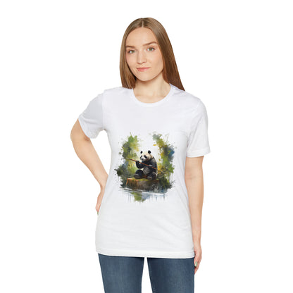 Panda-monium! Unisex Jersey Short Sleeve Tee