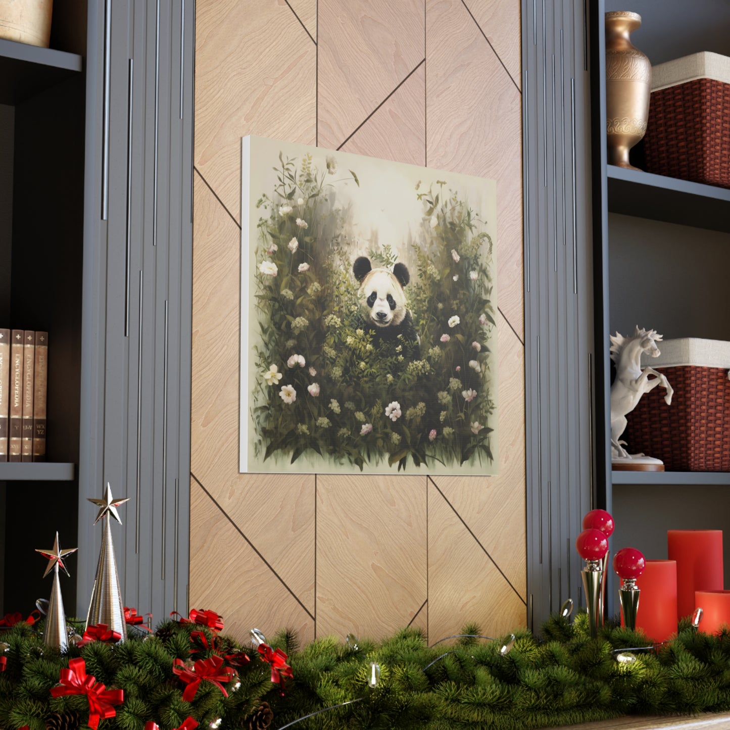 Canvas Gallery Wraps - Panda Print with an Artistic Touch