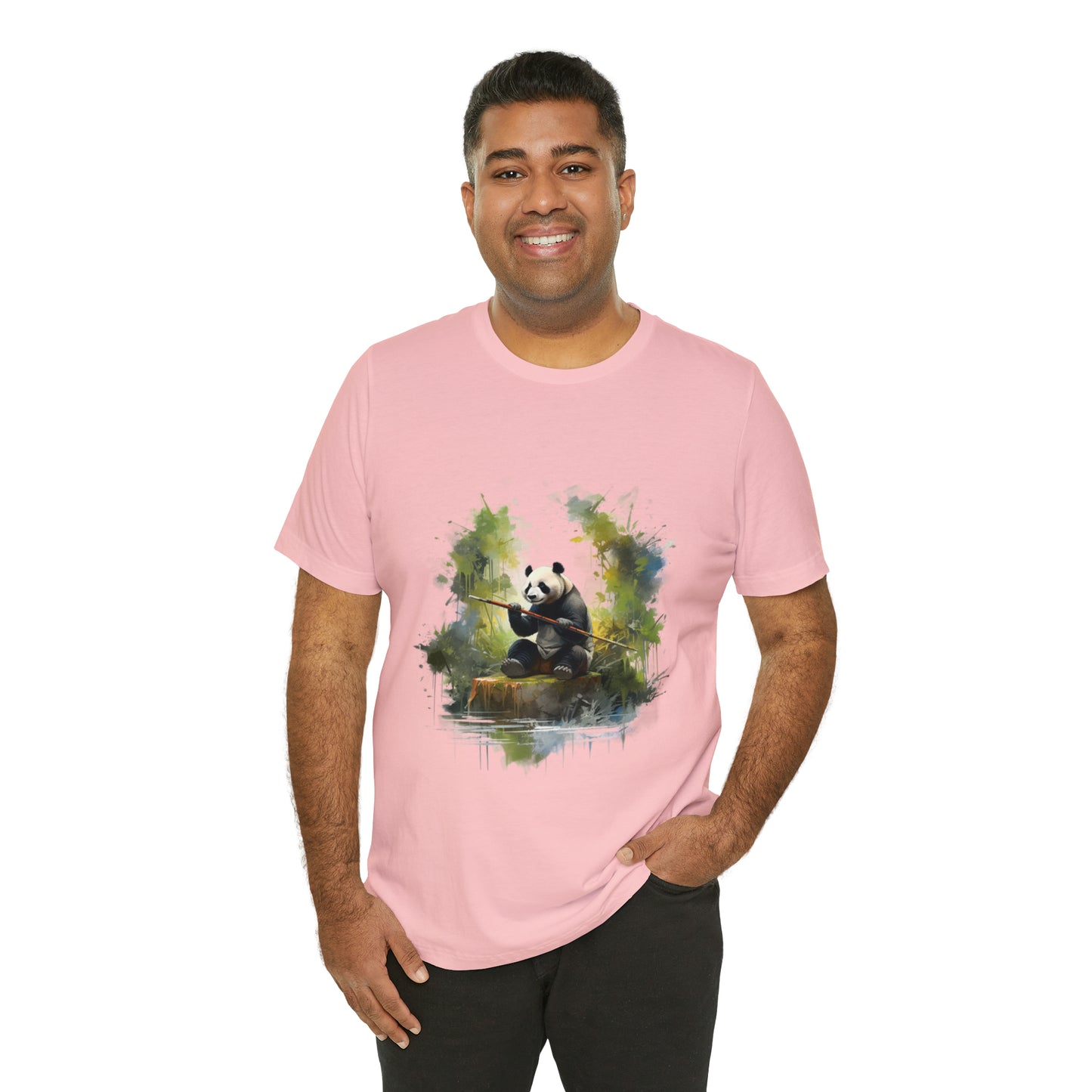 Panda-monium! Unisex Jersey Short Sleeve Tee