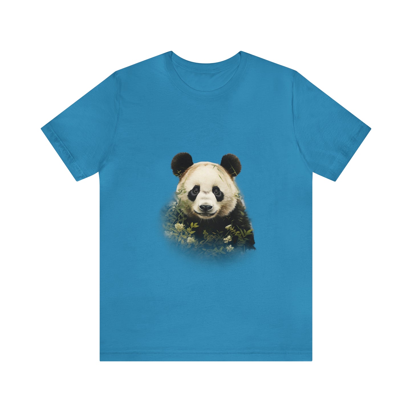 Panda Print Tee with Artistic Touch