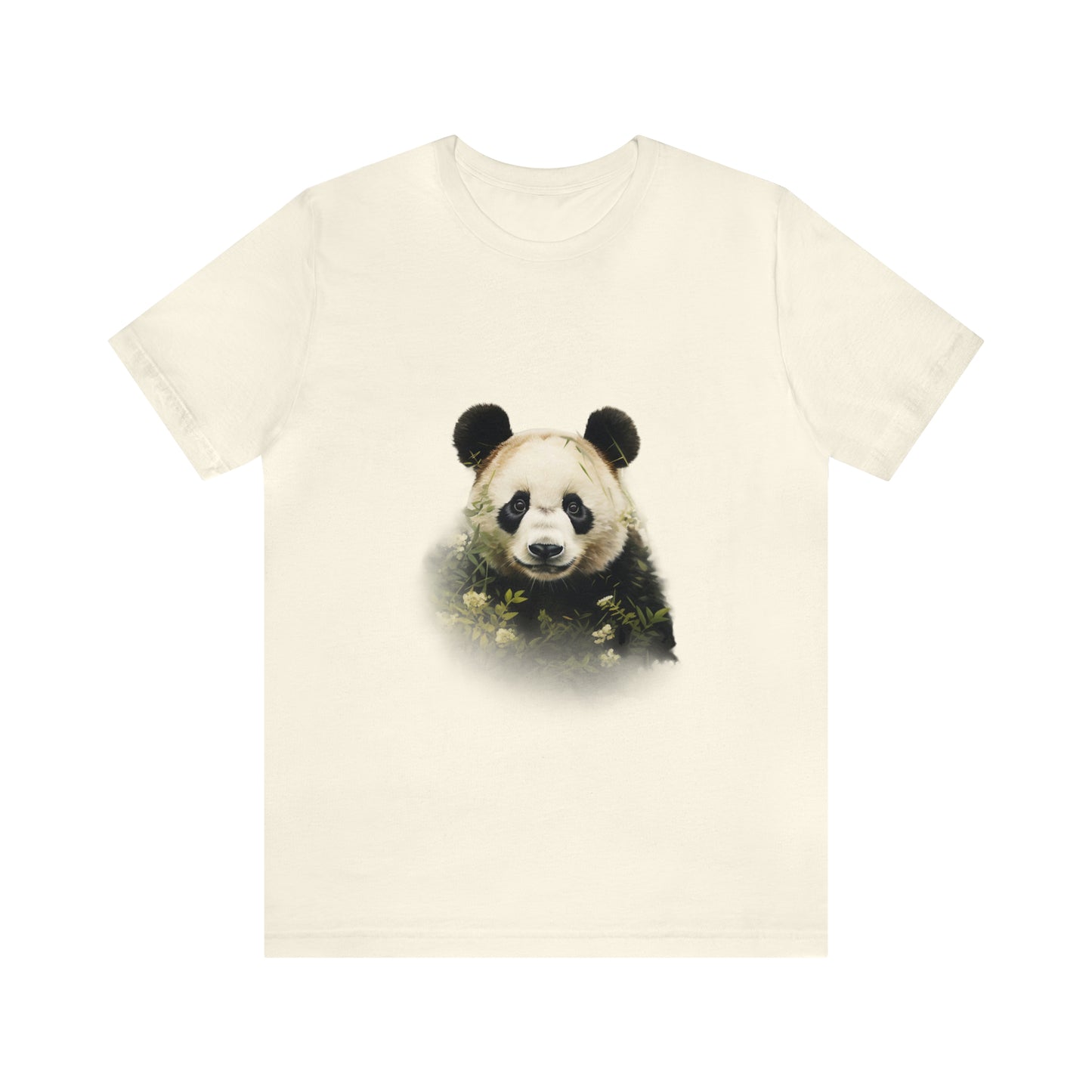 Panda Print Tee with Artistic Touch