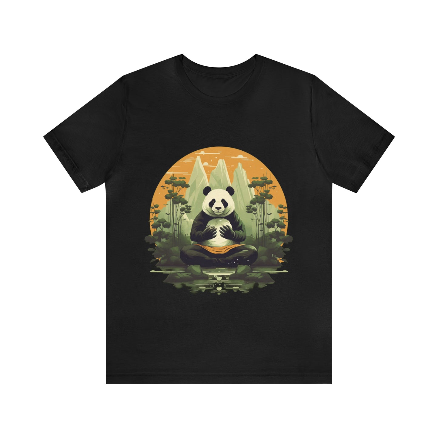 Panda Poses: The Unisex Jersey Short Sleeve Tee