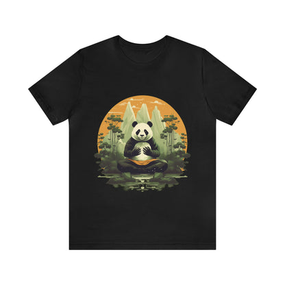 Panda Poses: The Unisex Jersey Short Sleeve Tee