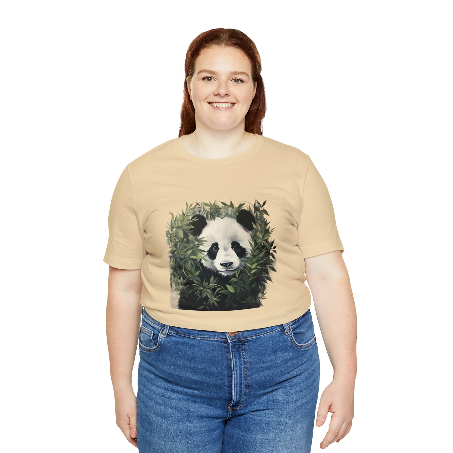 Panda Print Short Sleeve Tee