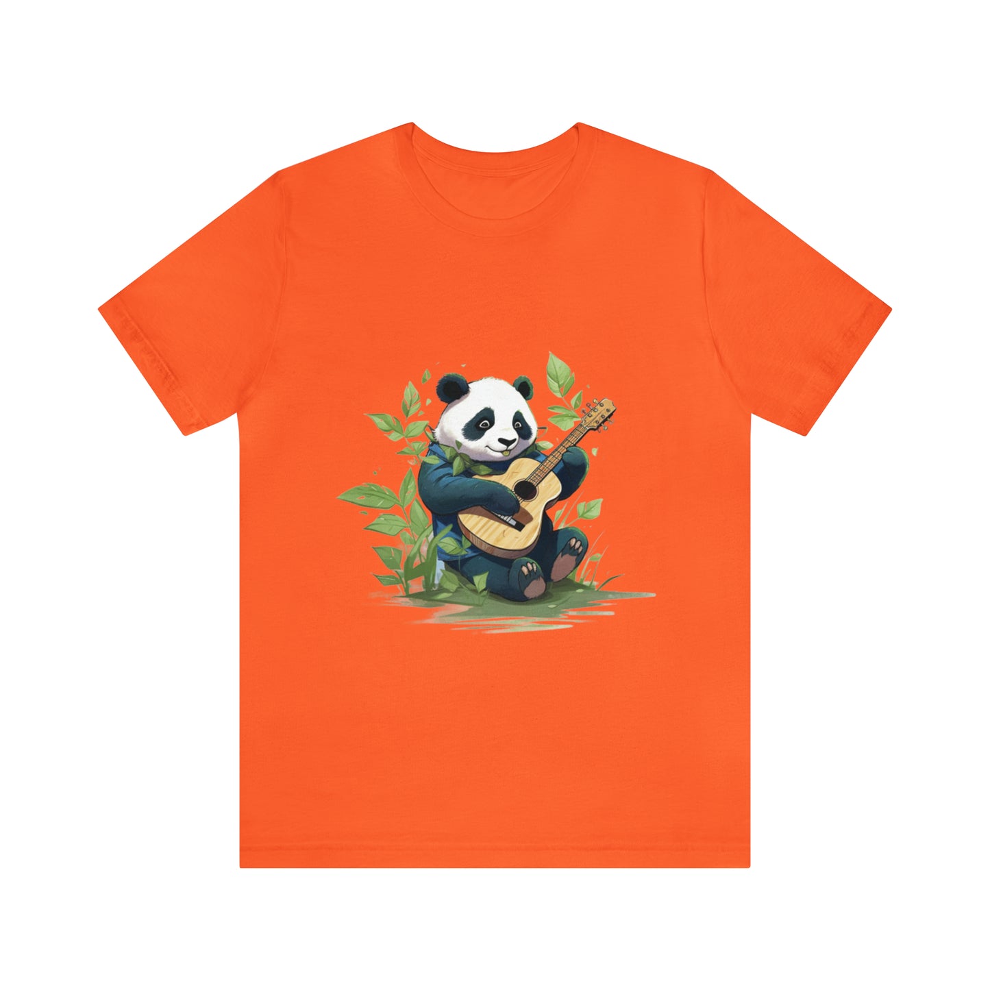 Panda Serenade: Unisex Jersey Short Sleeve Tee