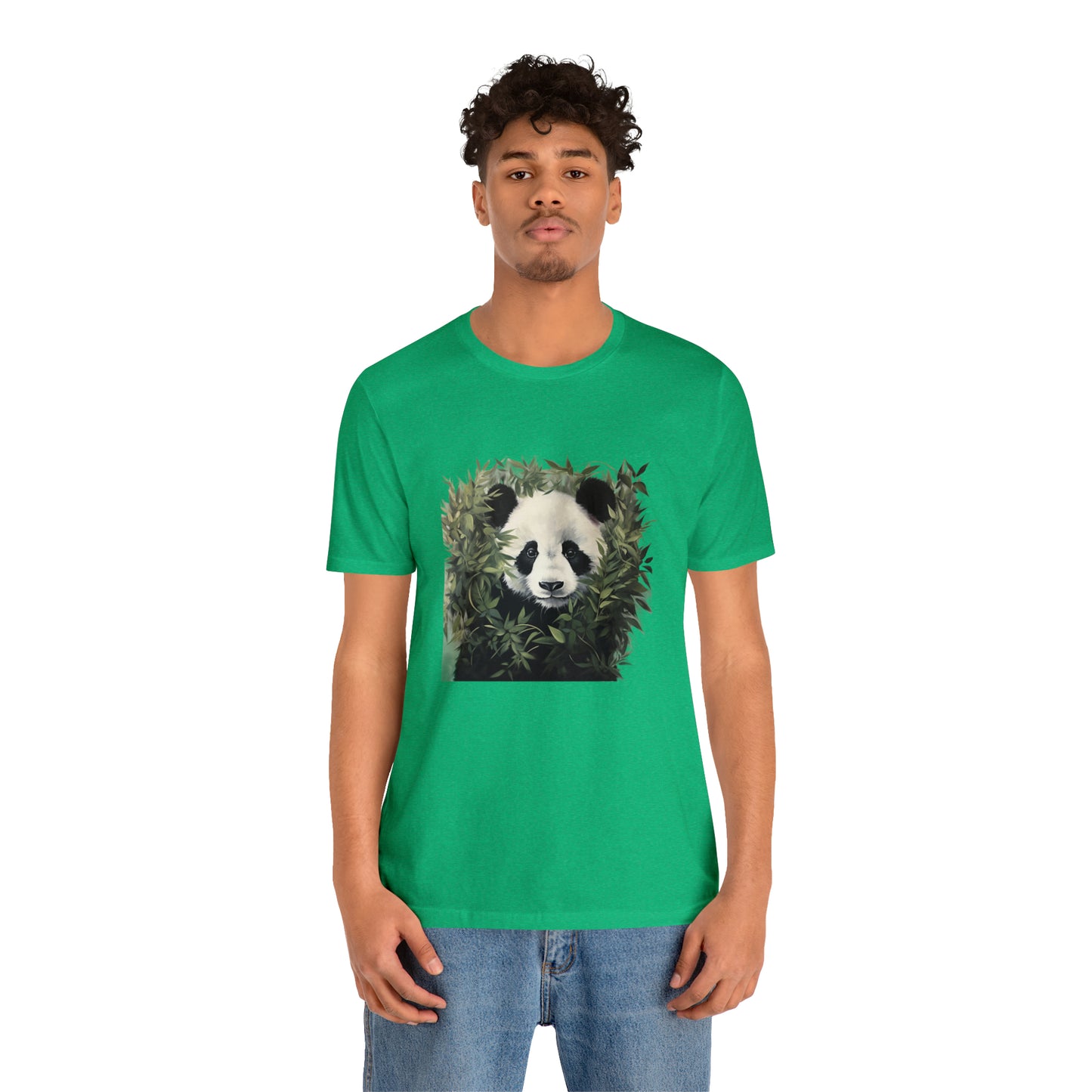 Panda Print Short Sleeve Tee