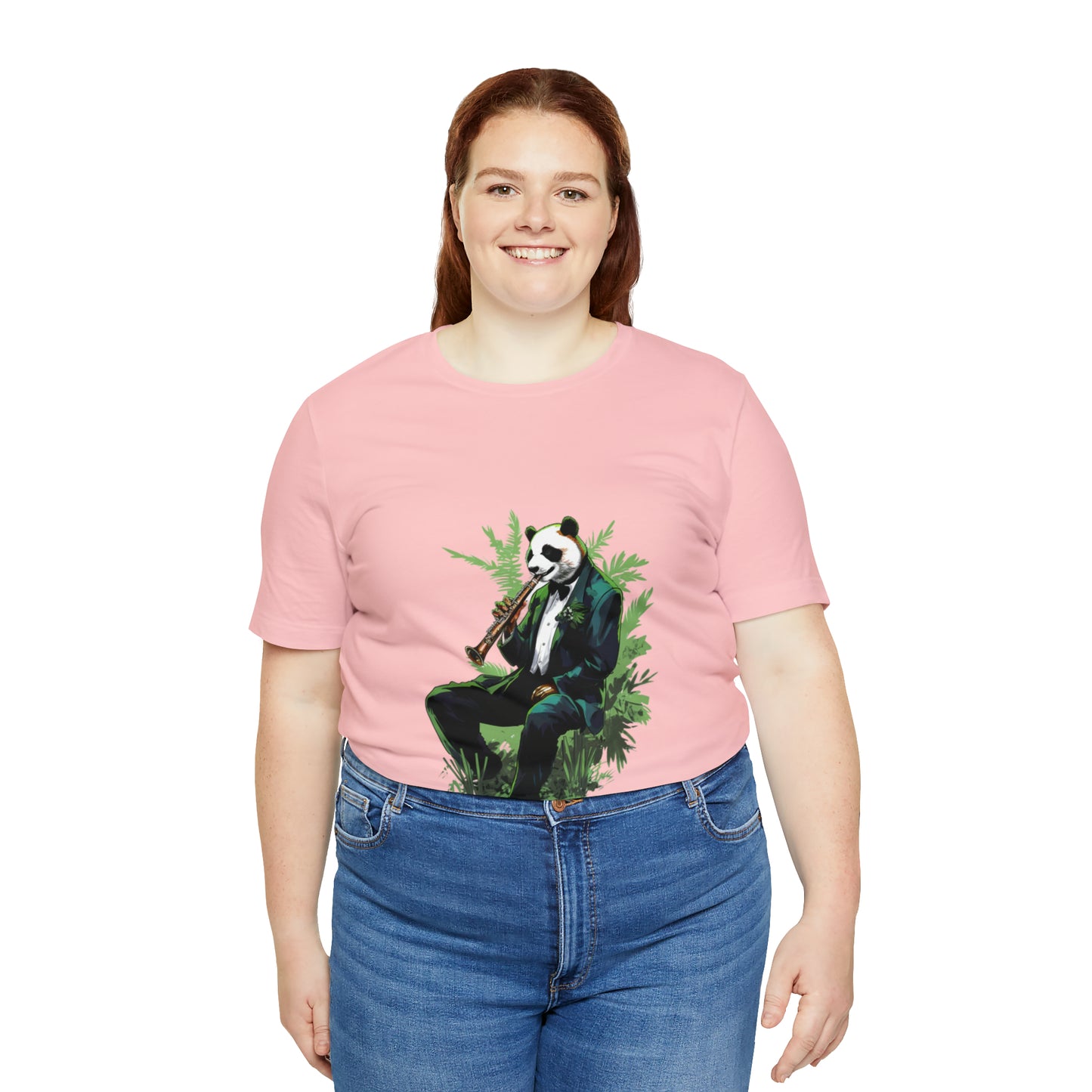 Panda Sax Unisex Jersey Tee