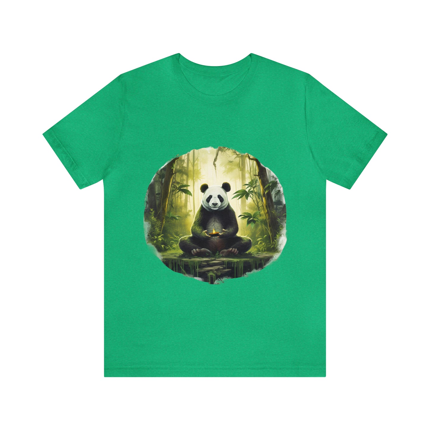 Panda Print Yoga Tee