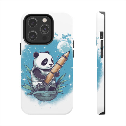 Panda in Space Phone Case