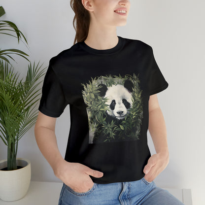 Panda Print Short Sleeve Tee