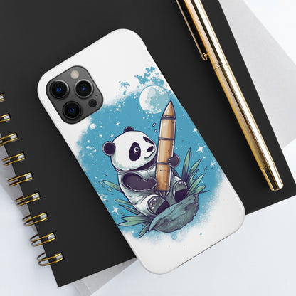 Panda in Space Phone Case