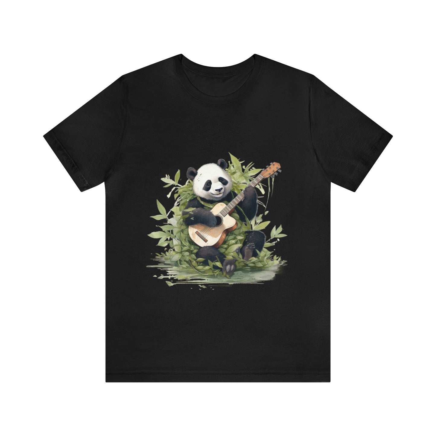 Panda Serenade: A Unisex Jersey Short Sleeve Tee