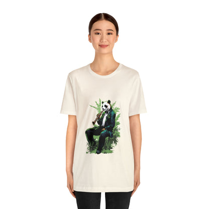 Panda Sax Unisex Jersey Tee