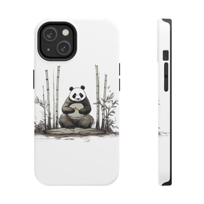 Zen Panda Amidst Bamboo - Tough Phone Case