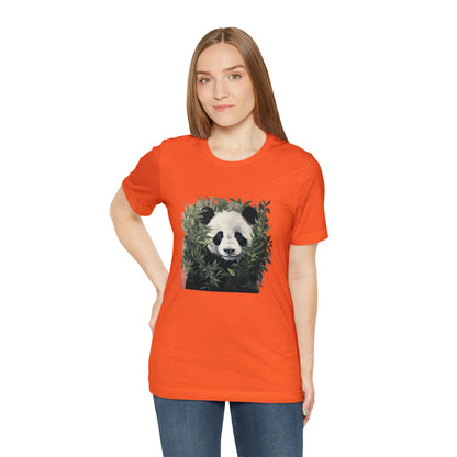 Panda Print Short Sleeve Tee