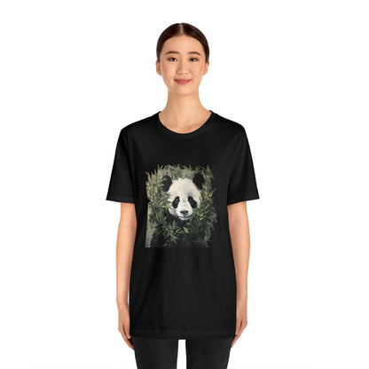 Panda Print Short Sleeve Tee