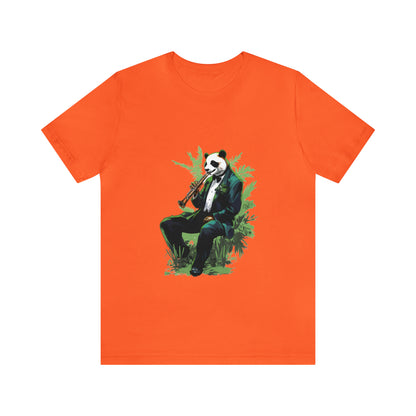 Panda Sax Unisex Jersey Tee