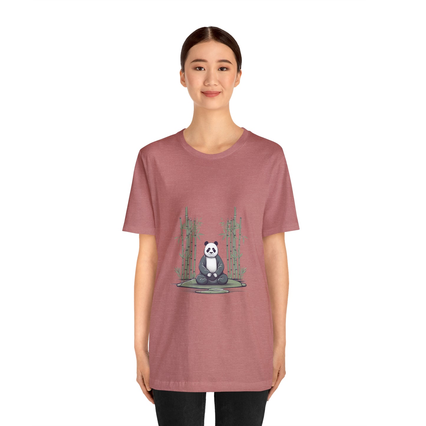 Panda Zen: A Mindful Tee for Unisex