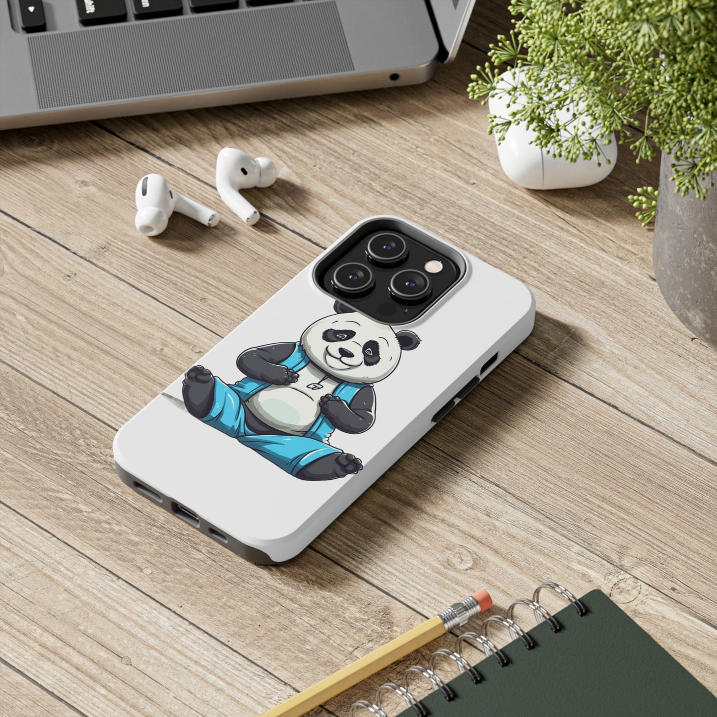 Fitness Panda Doing Yoga - Tough Phone Cases