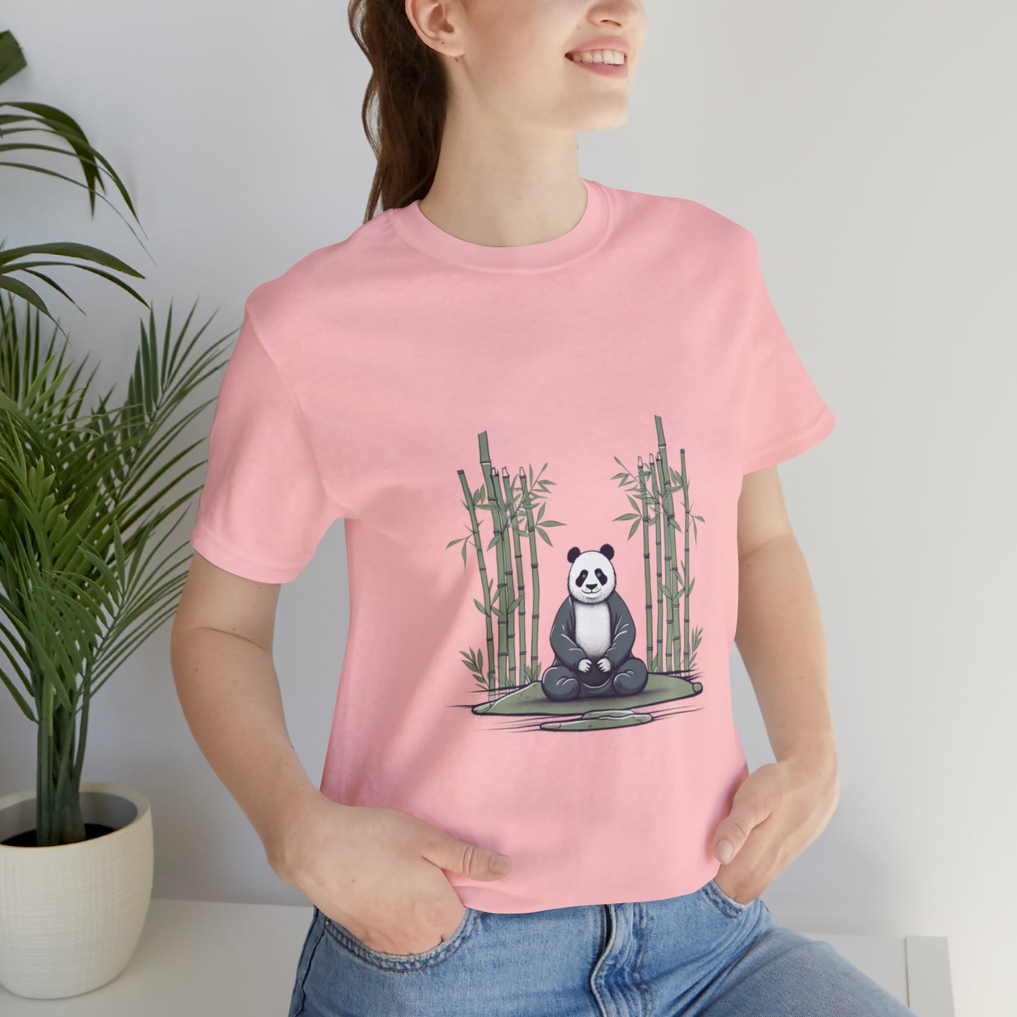 Panda Zen: A Mindful Tee for Unisex