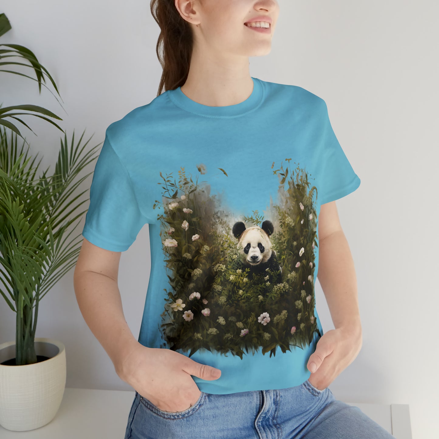 Panda Print Tee - A Tee with an Artistic Touch