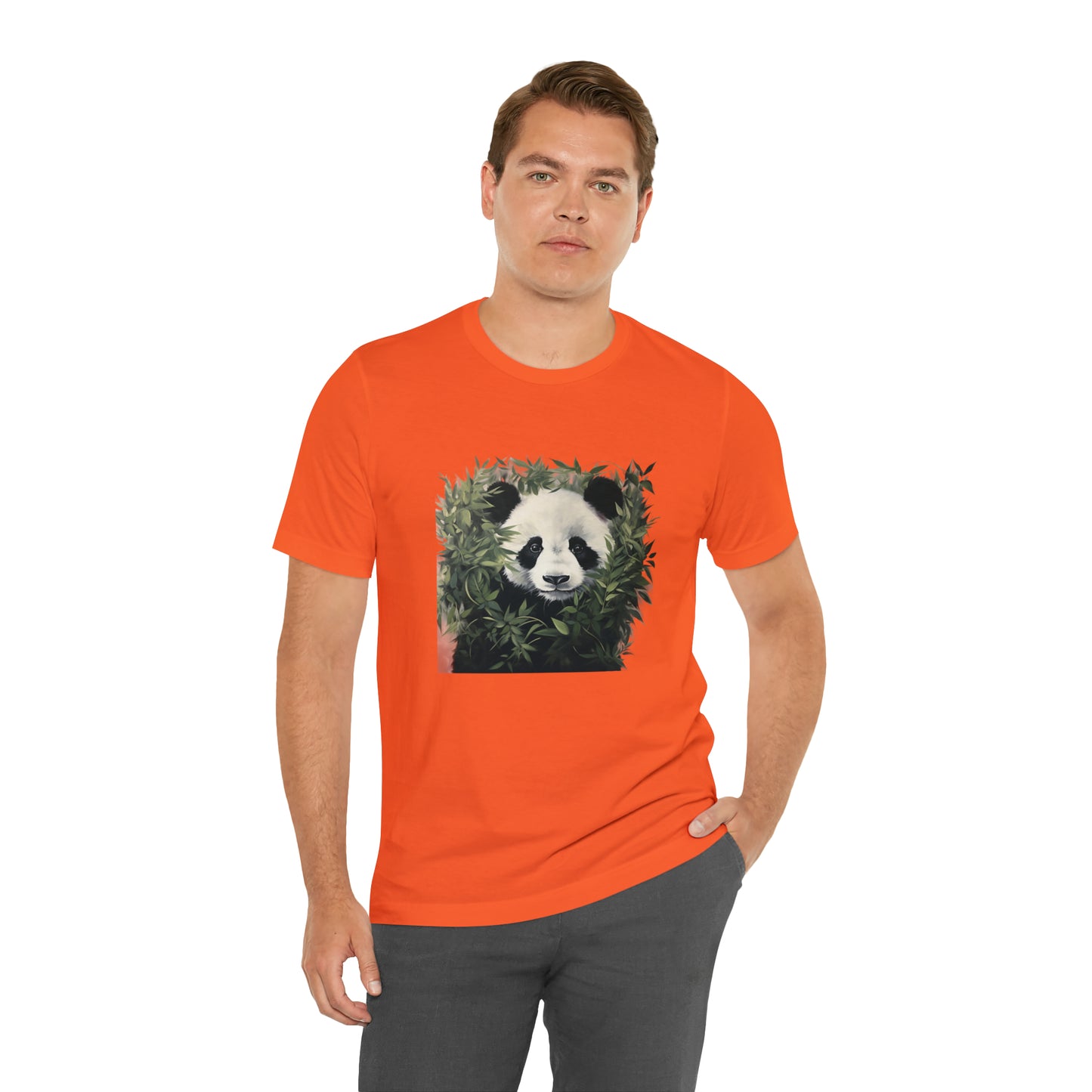 Panda Print Short Sleeve Tee