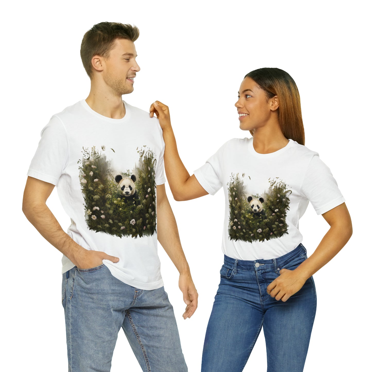 Panda Print Tee - A Tee with an Artistic Touch