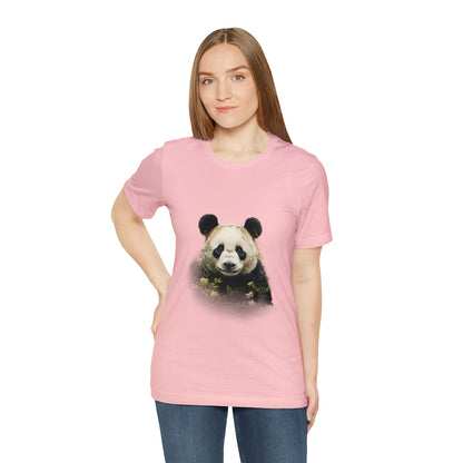 Panda Print Tee with Artistic Touch