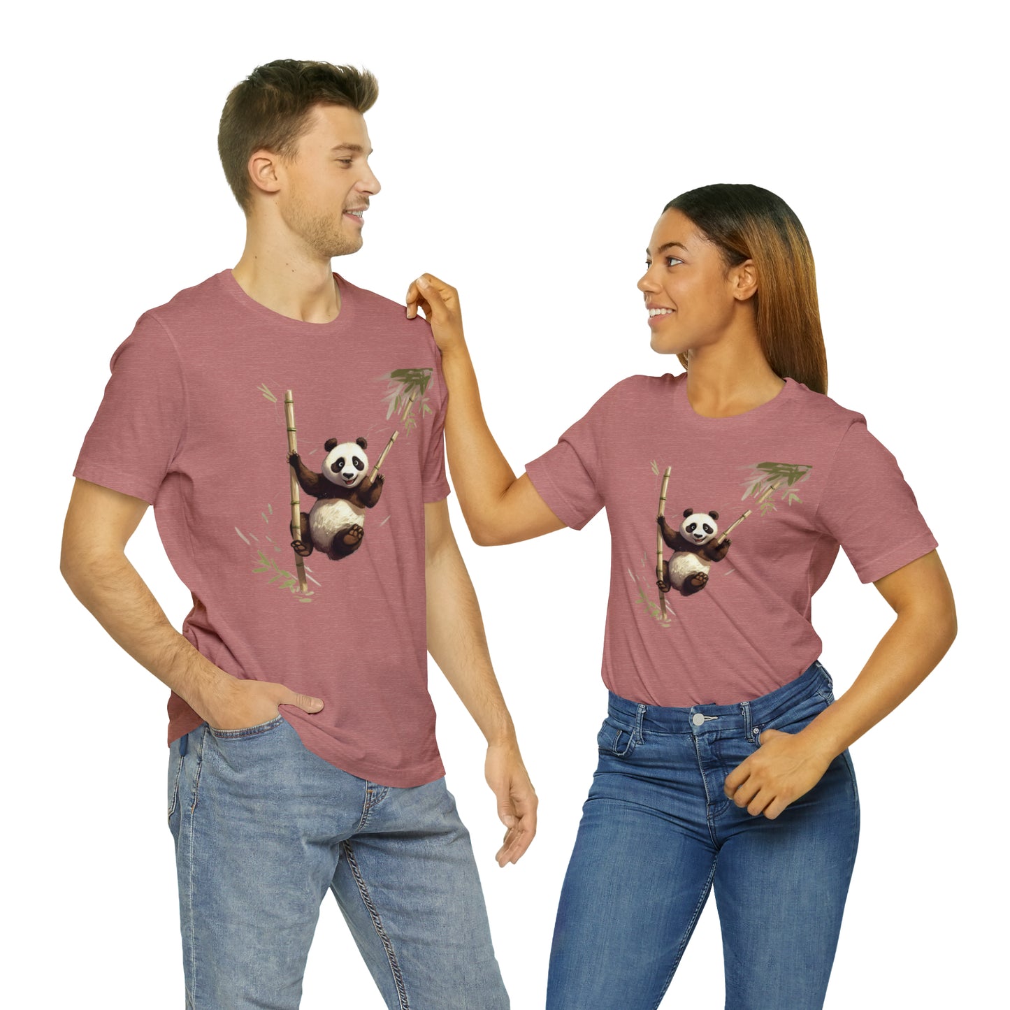 Panda Bungee Jumping Tee