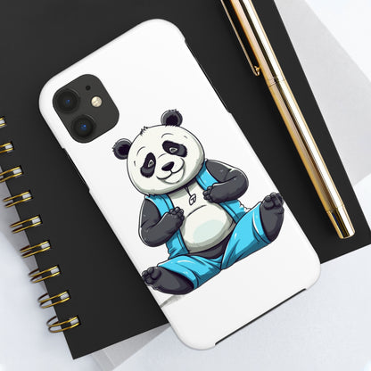 Fitness Panda Doing Yoga - Tough Phone Cases