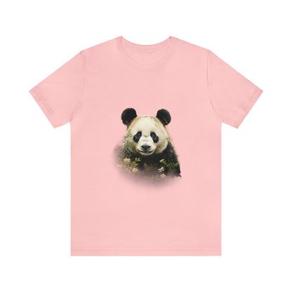 Panda Print Tee with Artistic Touch