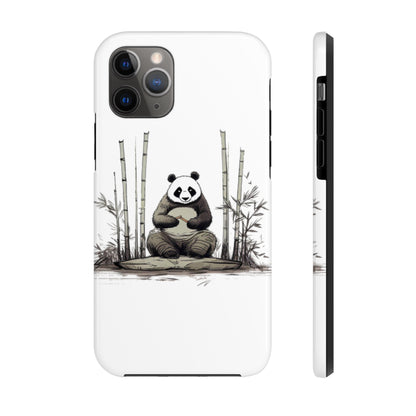 Zen Panda Amidst Bamboo - Tough Phone Case